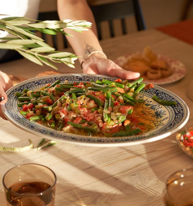 Green Beans in Olive Oil (Zeytinyagli Fasulye) - Heraclea Food Co