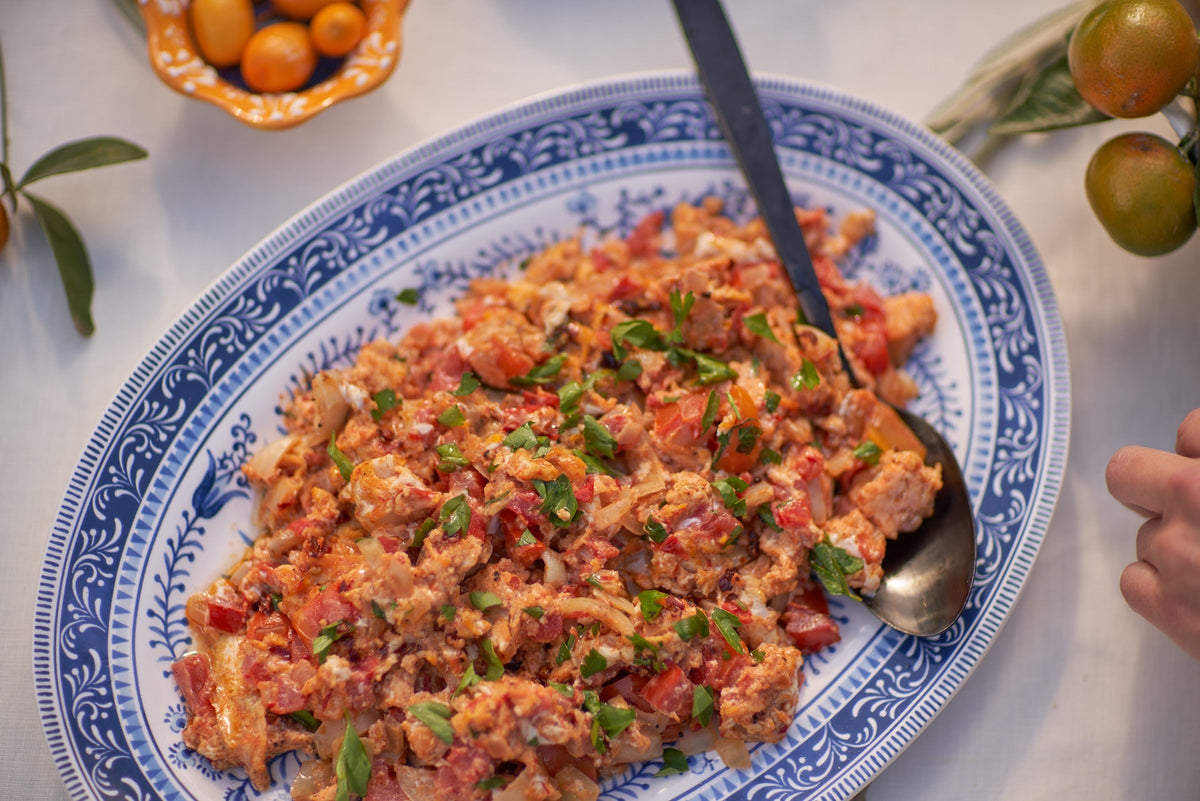 Scrambled Eggs with Vegetables (Menemen)